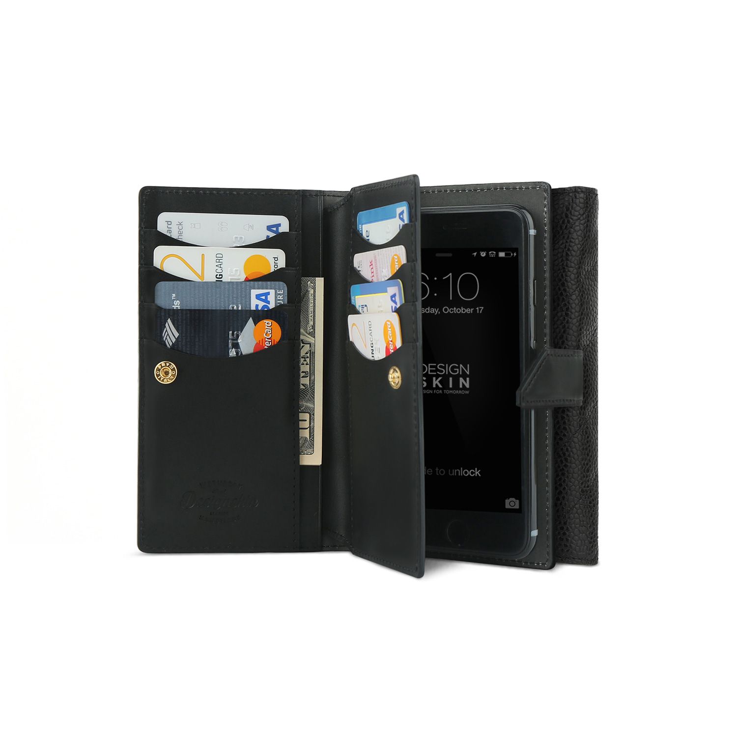DESIGNSKIN Design Skin 多機種対応スライド式手帳型ケース QUILTING SNAP LEATHER CAS(DSK13426) 仕入先在庫品｜コンプモト　店