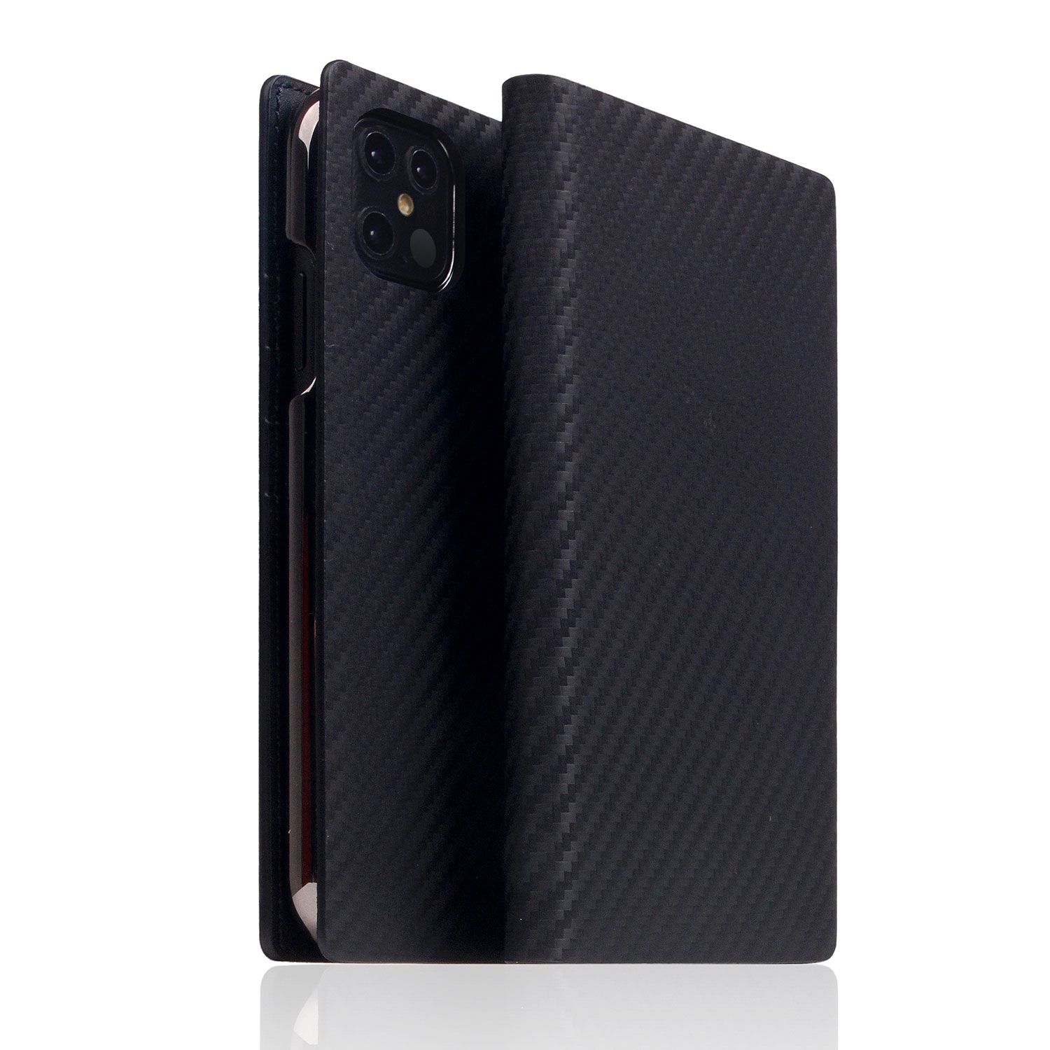 ＳＬＧ Ｄｅｓｉｇｎ iPhone 12 Pro Max carbon leather case ブラック(SD19746i12PM) 仕入先在庫品｜コンプモト　店