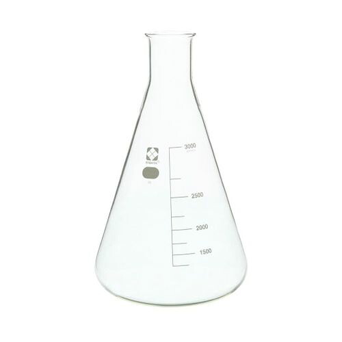 柴田科学 三角フラスコ　3000mL (1本)(010530-3000) 取り寄せ商品｜コンプモト　店 9,635円