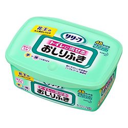 花王（kao） リリーフ トイレに流せるおしりふき 本体 24枚(4901301740571) 目安在庫=△画像