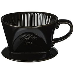 KALITA （カリタ） KALITA コーヒー ドリッパー 陶器製 1〜2人用 101-ロト ブラック(101-ロトブラック) 取り寄せ商品画像