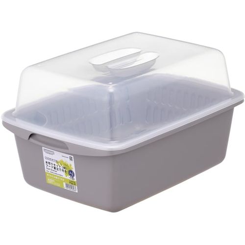 岩崎工業 クッキンパルシリーズ 水切りセット（M）フード箸立て付き FBG 1ケース(1個×10小箱入)(68-4071-44) 取り寄せ商品