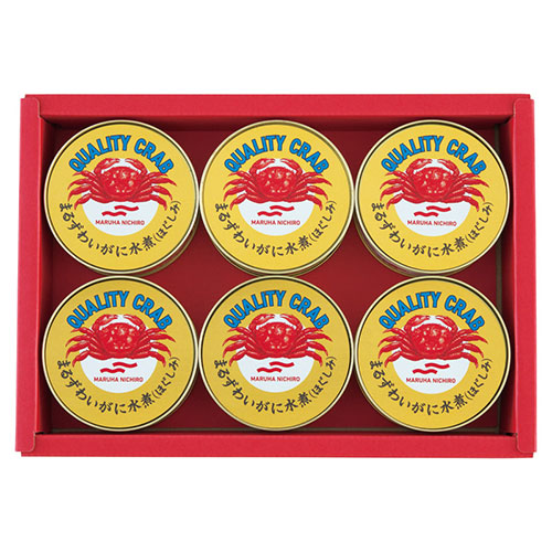 マルハニチロ まるずわいがに缶詰詰合せ まるずわいがにほぐしみ(65g)×6(22532906) 取り寄せ商品