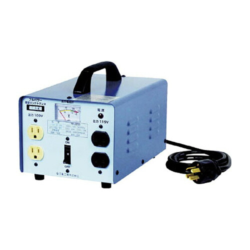日動工業 トランス(トラパック) 降圧専用タイプ 2kVA 1台(TB-200D) 取り寄せ商品