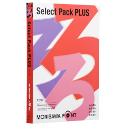 モリサワ MORISAWA Font Select Pack PLUS(対応OS:WIN&MAC)(M019469) 取り寄せ商品｜コンプモト　店