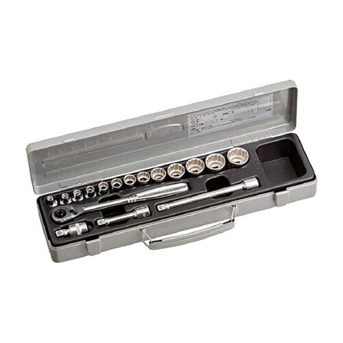 TONE ソケットレンチセット 差込角9.5mm 1セット(17点)(1570M) 取り寄せ商品