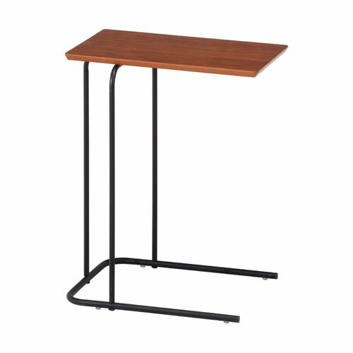 不二貿易 突板サイドテーブル 12519(69-1896-58) 取り寄せ商品
