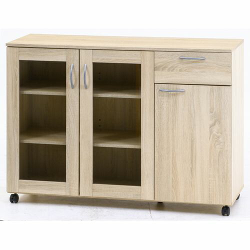 不二貿易 キッチン収納キャビネット 115×40 99904(69-1894-53) 取り寄せ商品