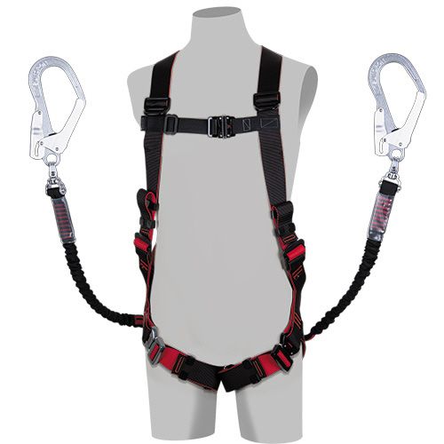 藤井電工 ツヨロン フルハーネス型墜落制止用器具 レヴォハーネス L 1着(TH-508-2NV93SV-OT-BK) 目安在庫=○｜コンプモト　店