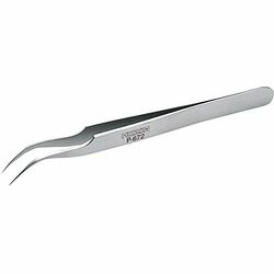 ホーザン HOZAN ピンセット(ツイーザー) 精密型 完全非磁性 先端幅0.2ｍｍ 材質ステンレス P-672 取り寄せ商品