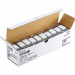キングジム KING JIM ＰＲＯテープエコパック白ラベル SS24K-10PN 目安在庫=○｜コンプモト　店