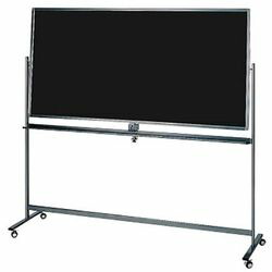 サンケーキコム 両面脚付パステルボードＷ１２００×Ｈ９００ホワイト／ブラック(PB-120WB) 取り寄せ商品