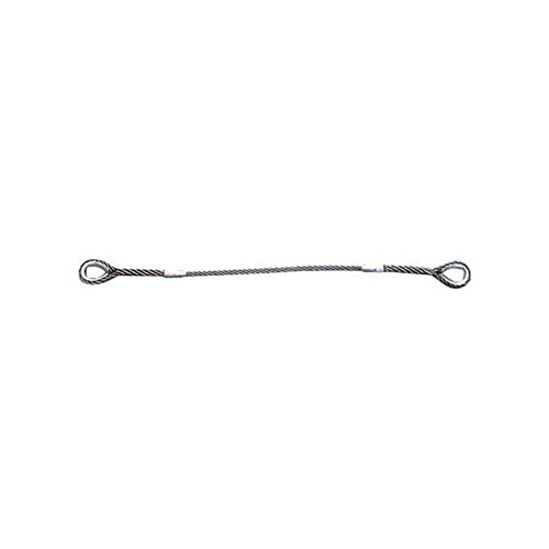 ＴＲＵＳＣＯ Wスリング Eタイプ 両端シンブル入 12mm×1.5m 1本(GRE12S1.5) 取り寄せ商品