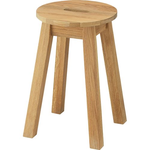 東谷 丸スツール ナチュラル(MTK-522NA) メーカー在庫品｜コンプモト　店