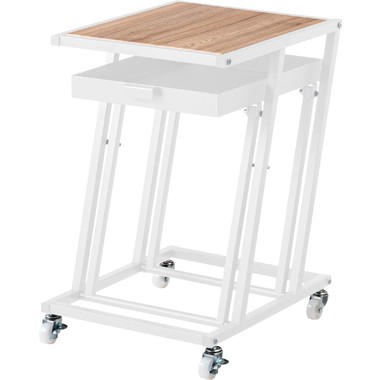 東谷 サイドテーブル(MIP-18WH) メーカー在庫品
