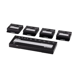 ATEN 4 Port 4K HDMI 分配延長器セット(VS1824KIT) 取り寄せ商品