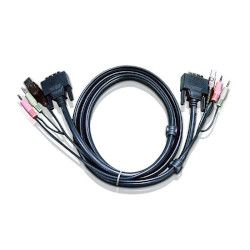 ＡＴＥＮ DVI-I (Single Link) KVMケーブル(3m) 2L-7D03UI 取り寄せ商品｜コンプモト　店