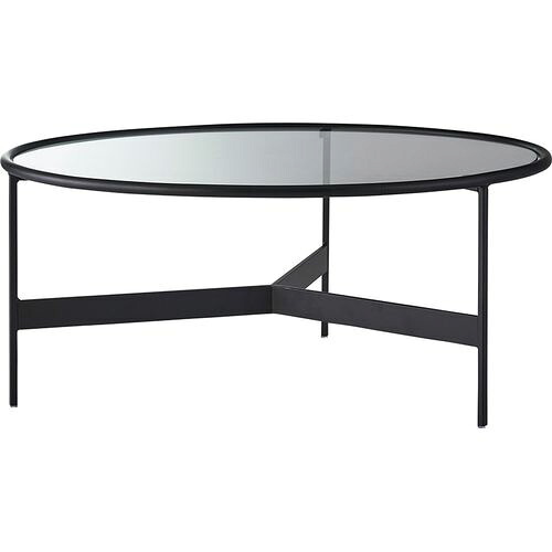 東谷 ラウンドガラステーブルLL(HIT-242) メーカー在庫品