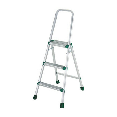 ＴＲＵＳＣＯ アルミ製上枠付き踏台(脚カバー付) 0.80m 3段 1台(TAU-3) 取り寄せ商品