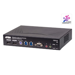 ＡＴＥＮ デュアルディスプレイDisplayPort IP-KVMエクステンダー(KX9980T) 取り寄せ商品