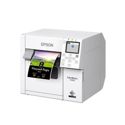 エプソン EPSON カラーラベルプリンター/4インチ/フォト顔料インク/オートカッター(CW-C4020G) 取り寄せ商品