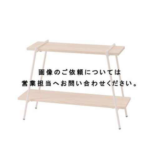 東谷 アイアンレッグラック 2段(NIT-10WH) メーカー在庫品｜コンプモト　店