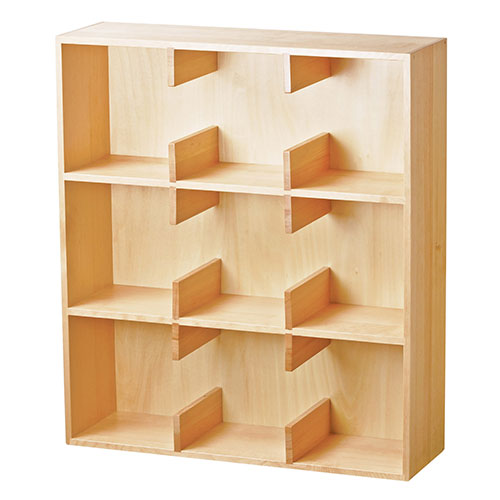 ヤマコー てまひま工房 コレクションBOX ナチュラルな展示用ボックス 大サイズ(yamaco52904) 取り寄せ商品|コンプモト 店
