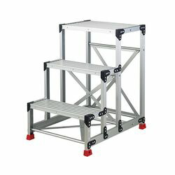 公式】 トラスコ中山 踏台 アルミ合金製 3段 1台 TSF-369 取り寄せ商品