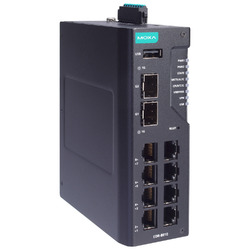 ＭＯＸＡ 8FE銅線+2GbE SFPマルチポート 産業用セキュアルーター(EDR-8010-2GSFP) 取り寄せ商品