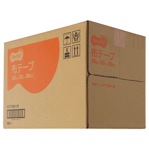 TPS 布ﾃｰﾌﾟ 中梱包用 0.24mm厚 50mm×25m 1ｾｯﾄ(30巻)(4985969951418 x30) 取り寄せ商品
