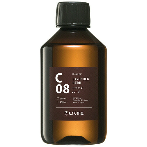 アットアロマ Clean air C08 ラベンダーハーブ 450ml 1セット(2個)(4528678021098 x2) 取り寄せ商品｜コンプモト　店