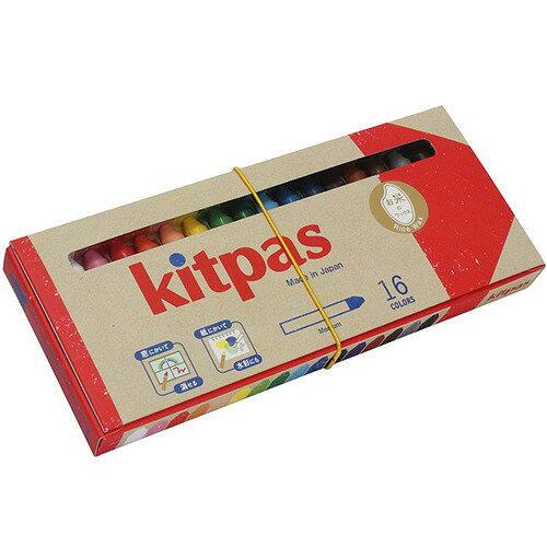 日本理化学工業 キットパスミディアム 16色(各色1本)/パック 1セット(10パック)(4904085375137 x10) 取り寄せ商品|コンプモト 店