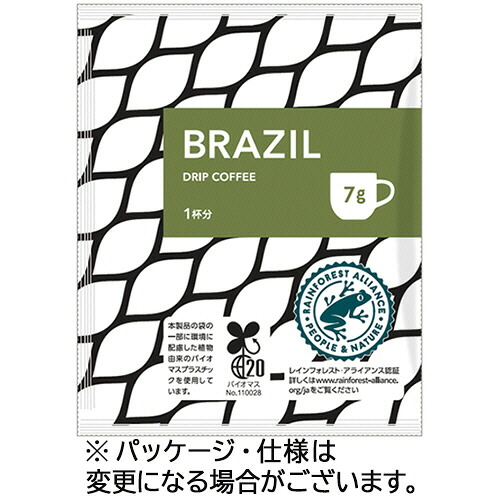 ユニカフェ ドリップコーヒー オリジナル ブラジル 7g 1セット(200袋:100袋&times;2箱)(4960891503355 x2) 取り寄せ商品｜コンプモト　店