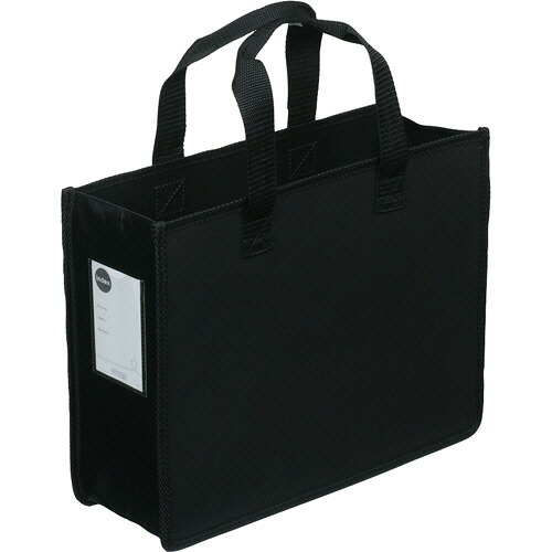 サクラクレパス SAKURA COLOR PRODUCTS ノータム オフィス・トートバッグ J(自立タイプ) ブラック 1セット(5個)(4901881056604 x5) 取り寄せ商品