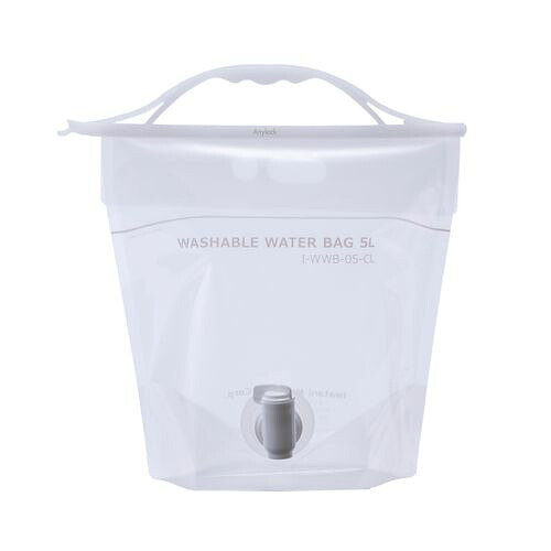 岩谷産業 Iwatani ウォッシャブルウォーターバッグ5L クリア 40セット(4980356200780 x40) 取り寄せ商品