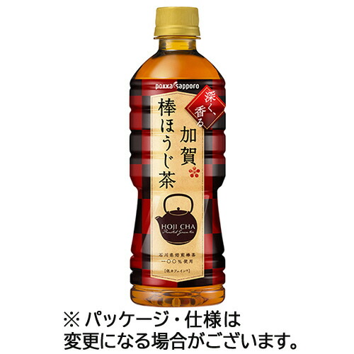 楽天市場】ポッカサッポロ 加賀棒ほうじ茶 525ml ペットボトル 24本入
