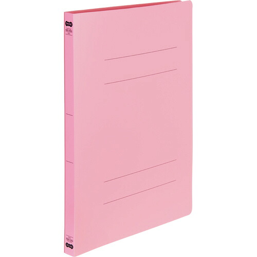 TPS 書類が出し入れしやすい丈夫なフラットファイルA4タテ ピンク 1セット(50冊(4589585753915 x10) 取り寄せ商品