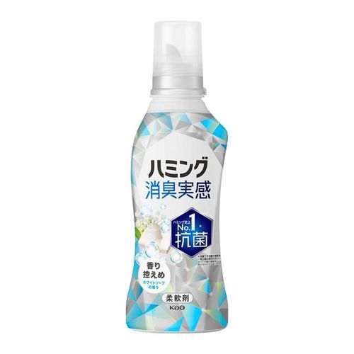 花王（kao） ハミング消臭実感 ホワイトソープの香り 本体 510ml &times;12セット(4901301418166 x12) 取り寄せ商品｜コンプモト　店