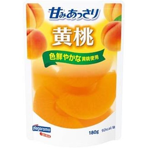 はごろもフーズ はごろも 甘みあっさり黄桃パウチ１８０ｇ（24個）(4902560175562 ×24) 取り寄せ商品