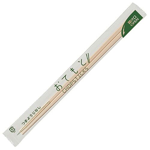クラフトマン 業務用白楊元禄OPP完封箸 爪楊枝なし 1セット(4000膳:100膳×40パック)(4560314965625 x40) 取り寄せ商品