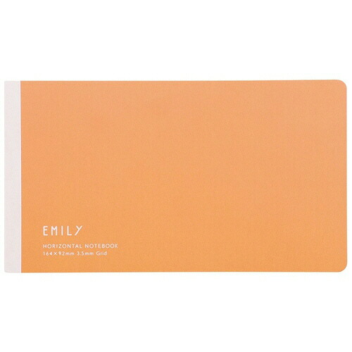キングジム KING JIM EMILy 横長ノート オレンジ 1セット(5冊)(4971660060870 x5) 取り寄せ商品