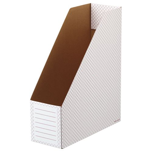 TPS ボックスファイル(ホワイト) A4タテ 背幅100mm レッド 1セット(50冊:10冊×5パック)(4571347152210 x5) 取り寄せ商品