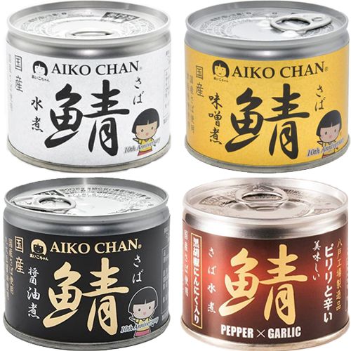 伊藤食品 鯖 サバ 缶詰 4種×各6缶(水煮 味噌煮 醤油煮 黒胡椒にんにく)(9990000007219) 取り寄せ商品