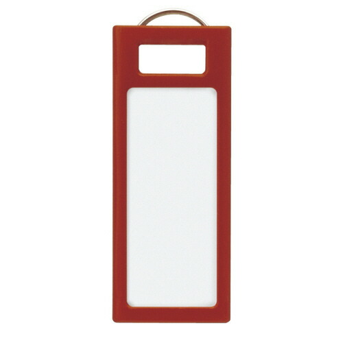 コクヨ KOKUYO キーホルダー型名札(KEYSYS) 赤 1セット(40個:4個×10パック)(4901480226743 x10) 取り寄せ商品