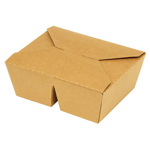 シモジマ HEIKO 食品容器 ペーパーランチBOX 2仕切 17-14 1セット(300枚:50枚×6パッ(4901755675665 x6) 取り寄せ商品