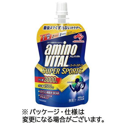 味の素 アミノバイタル ゼリードリンク SUPER SPORTS 100g 1ケース(24パック)(4901001857906 x24) 取り寄せ商品