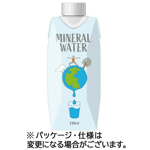 サクラ食品工業 サクラ ミネラルウォーター 330mL 紙パック(口栓付) 1セット(72本:18本×4(4905312004028 x72) 取り寄せ商品
