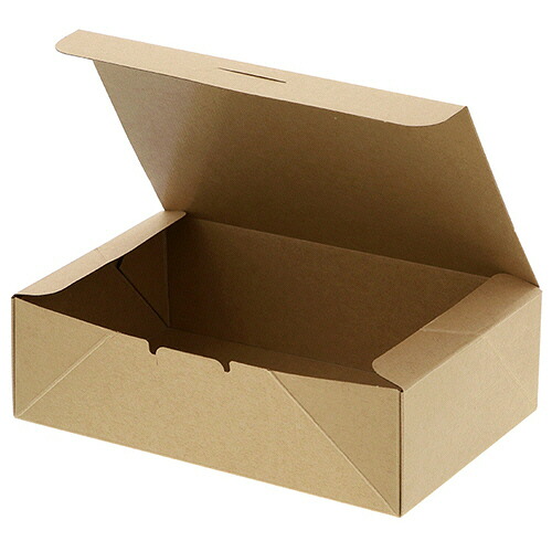 シモジマ 食品容器 ネオクラフト コンパクトボックス L 1セット(200枚:20枚×10パック)(4901755658804 x10) 取り寄せ商品