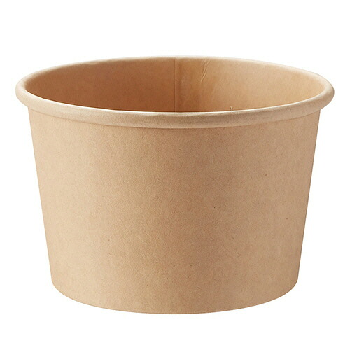 シモジマ 食品容器 未晒フードカップ 480ml 1セット(500個:25個×20パック)(4901755673715 x20) 取り寄せ商品