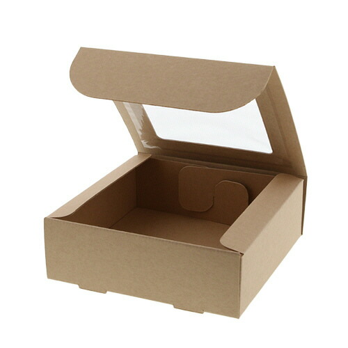 シモジマ 箱 フレームBOX FL-2 クラフト 1セット(200枚:10枚×20パック)(4901755726015 x20) 取り寄せ商品